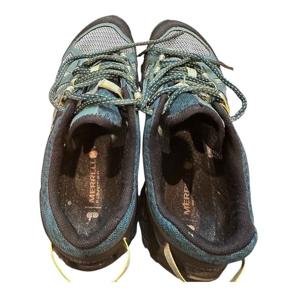 Merrell Women's Sneakers - Teal and Black Preloved - Picture 5 of 6